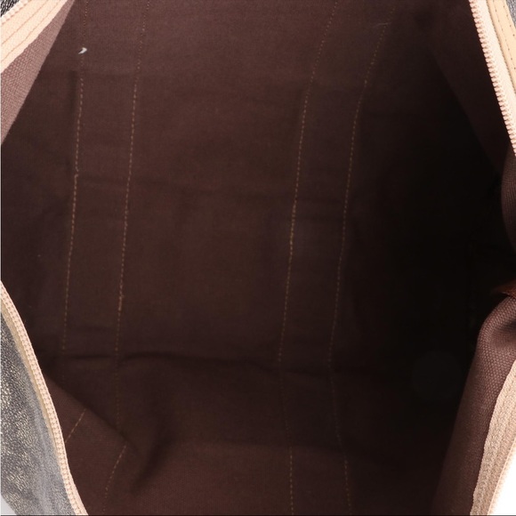 YSL zip tote bag and pouch in giraffe print coated canvas /leather. - Picture 6 of 11